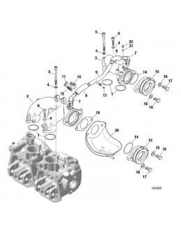 TESTATE ROTAX 912 e 914 e accessori (collettori aspirazioni, collettori carburatori, ....)