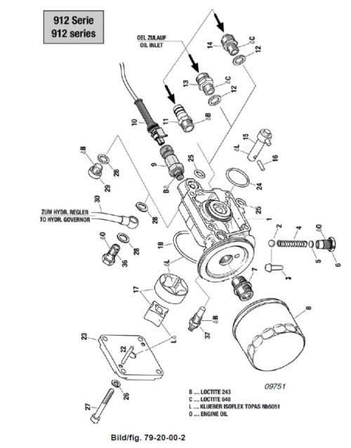 ROTAX 912 oil pump