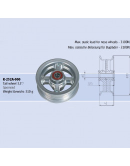 TAIL WHEEL 3,5'' - ECO 