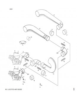 SISTEMA DI SCARICO ROTAX 2 tempi con accessori 503 582 447 