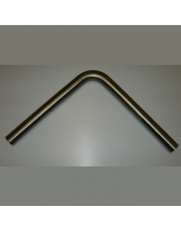 EXHAUST GAS TUBE IN STAINLESS STEEL 90° DIAM. 32