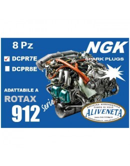 SET OF SPARK PLUG FOR ROTAX 912 UL NGK DCPR7E